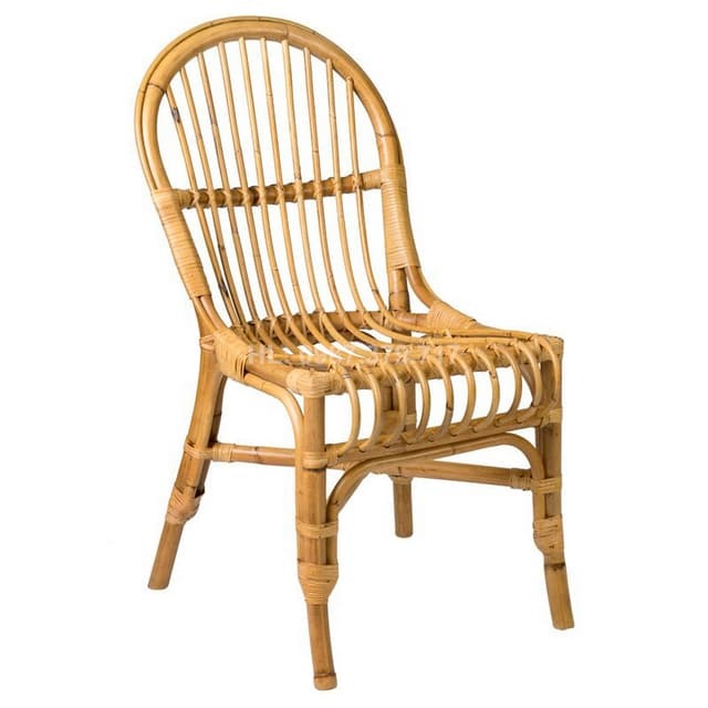 Rustic rattan chair