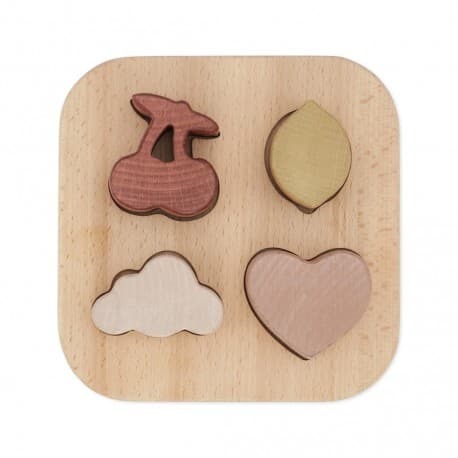 Wooden shape puzzle board