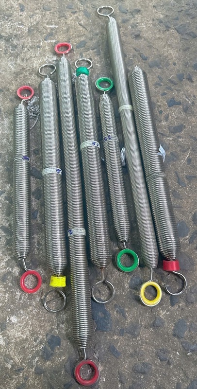 Exercise equipment springs