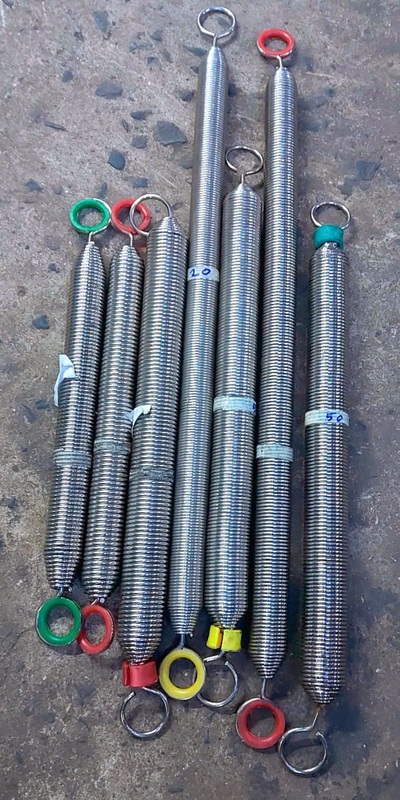 Exercise equipment springs