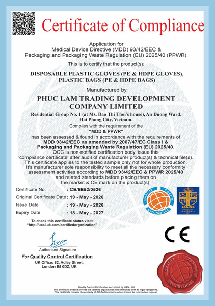 Certificates