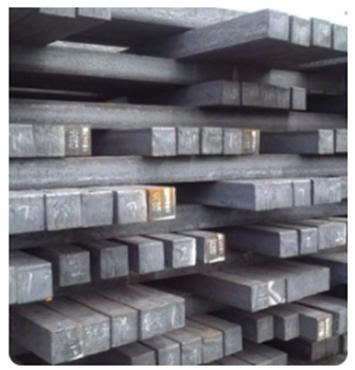 Solid square steel bar