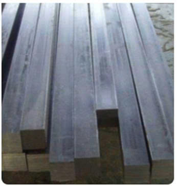 Solid square steel bar