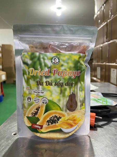 Soft dried papaya