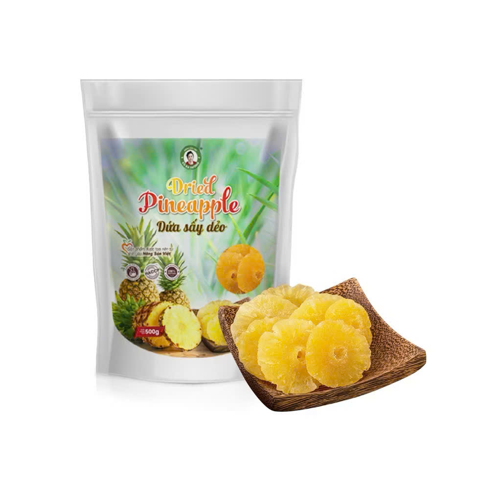 Soft dried pineapple