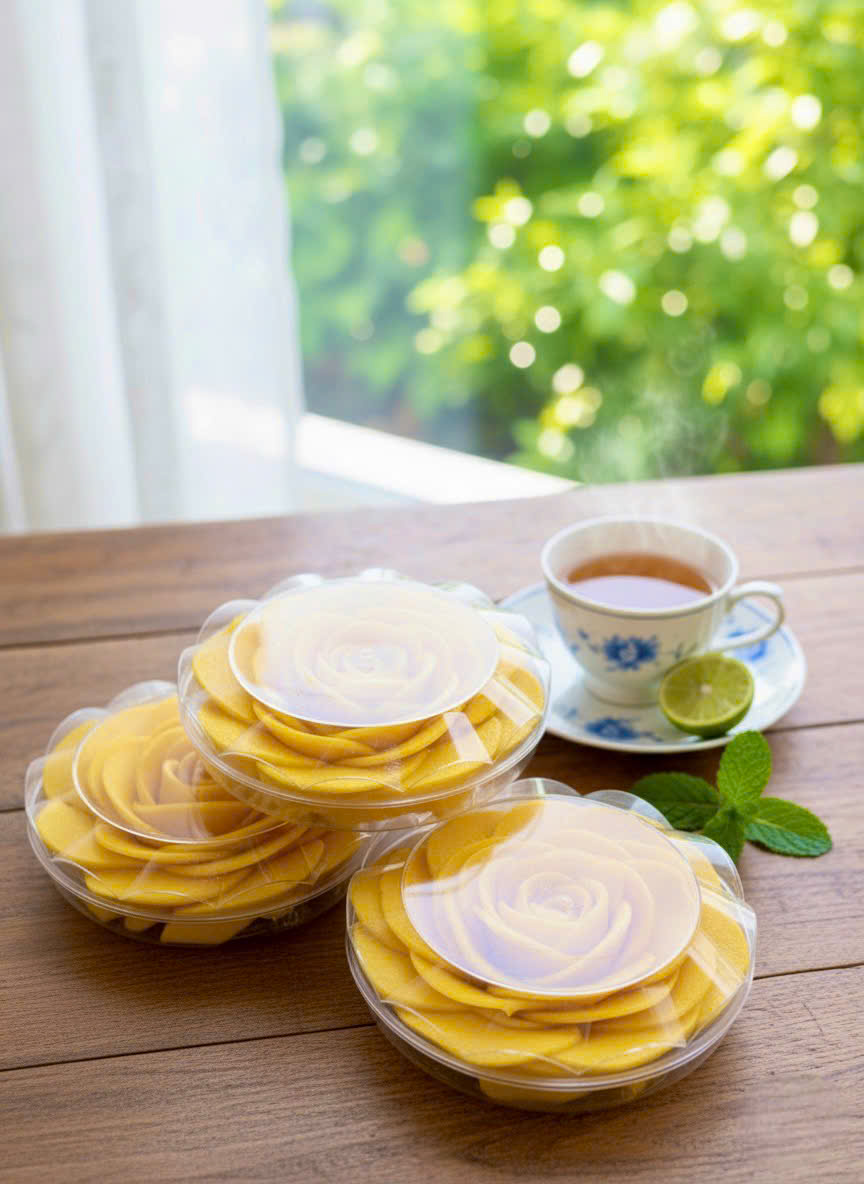 Soft dried mango processing