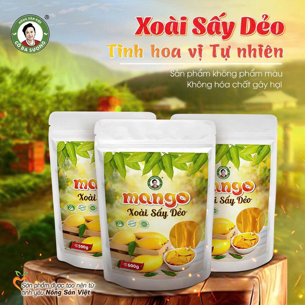 Soft dried mango