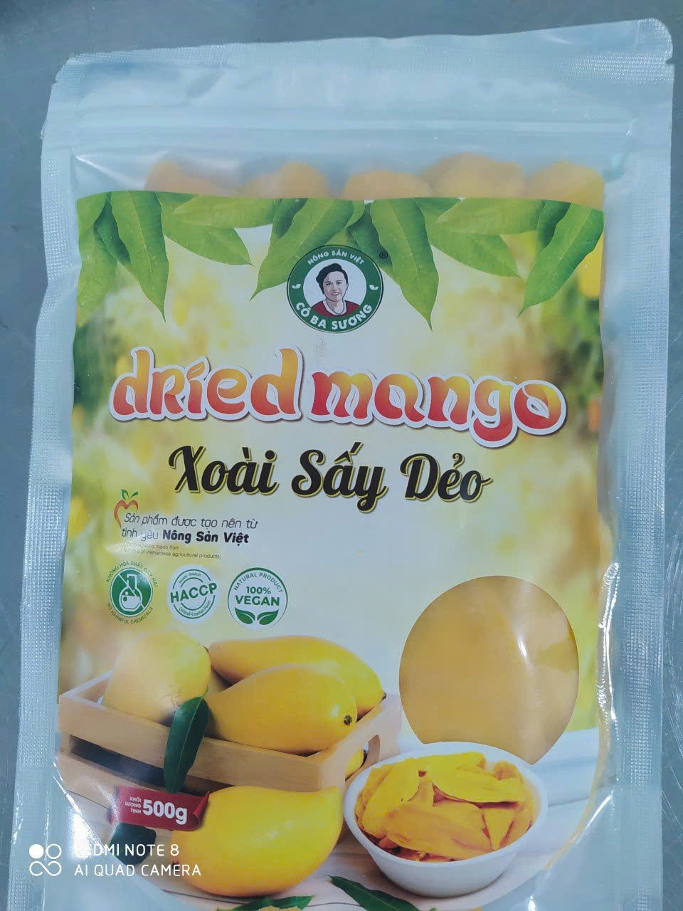 Soft dried mango
