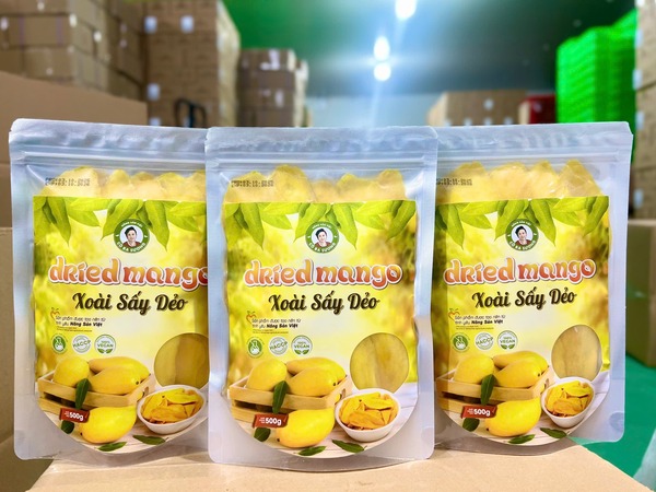 Soft dried mango