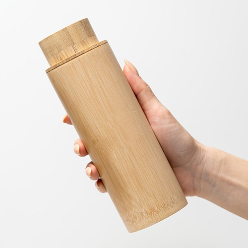 Bamboo water bottle