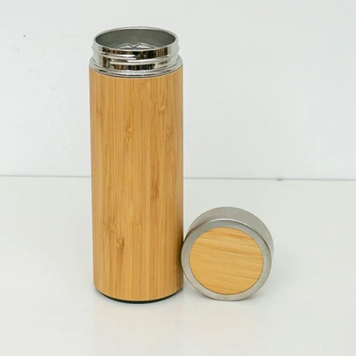 Bamboo water bottle