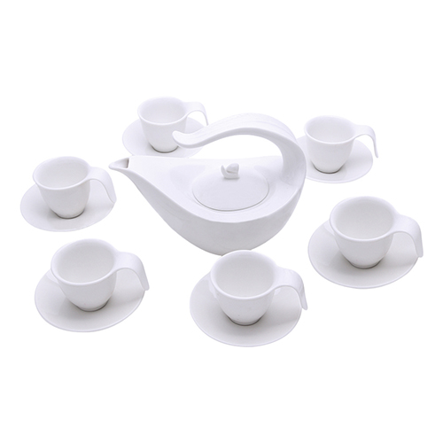 Logo-printed teapot