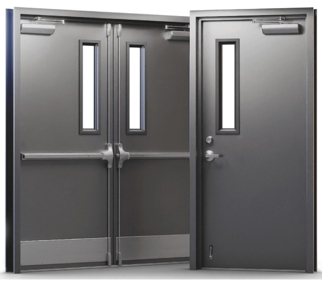 Fire-rated door