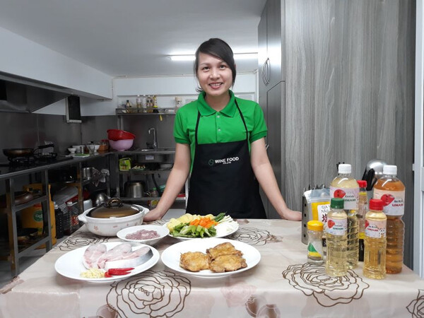 Wine Food cooking class