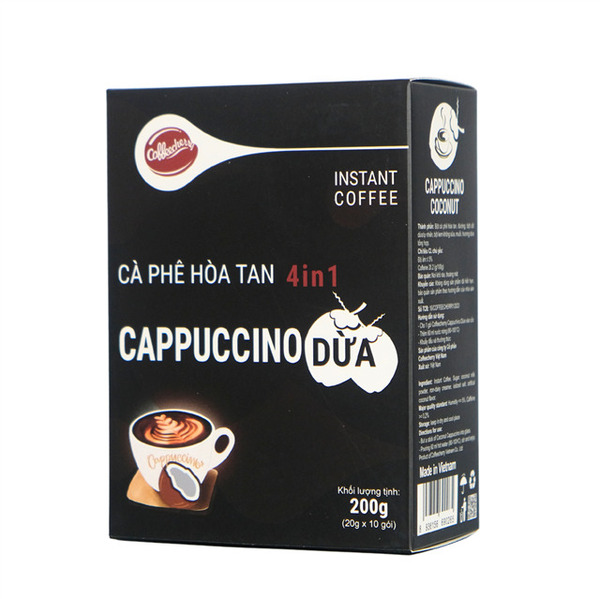 Instant coffee cappuccino 4in1 coconut