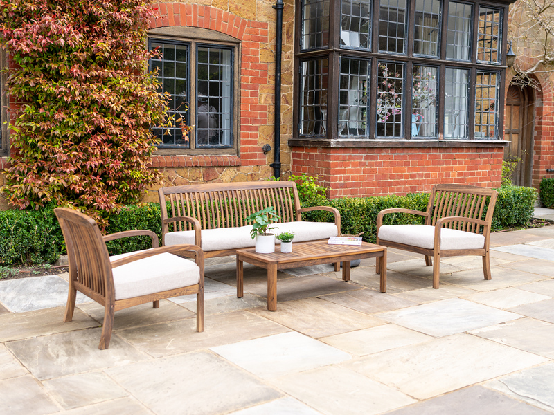Outdoor wooden furniture