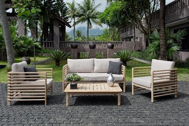 Garden table and chair