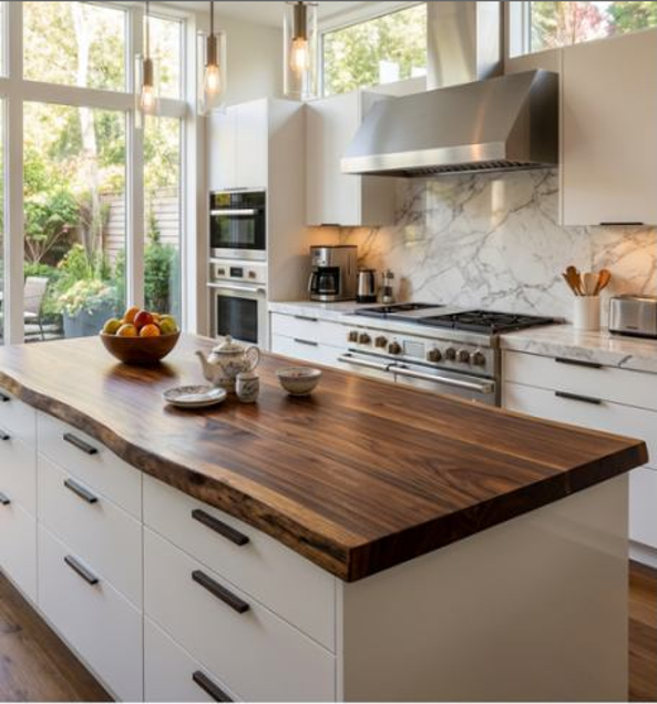 Wooden countertop