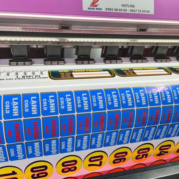 Vinyl garment printing