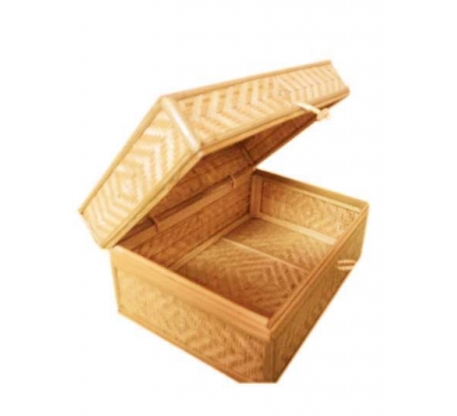 Bamboo suitcases