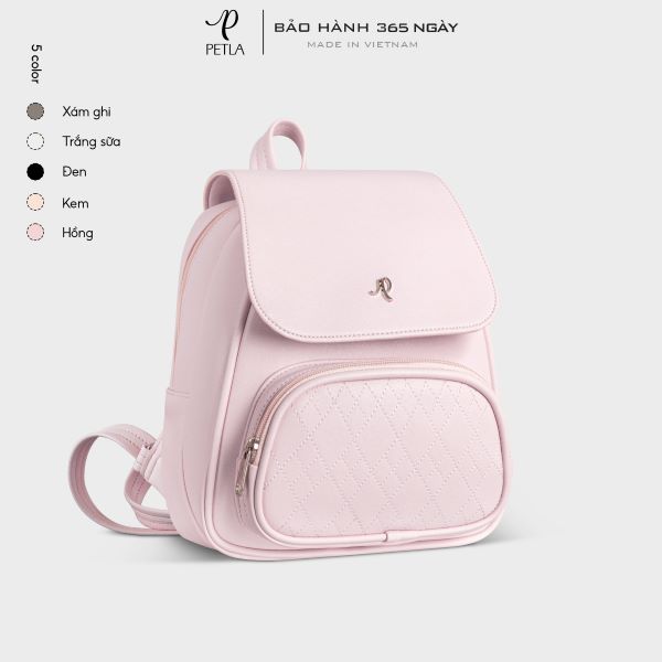 Leather backpack