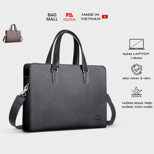 Leather briefcase