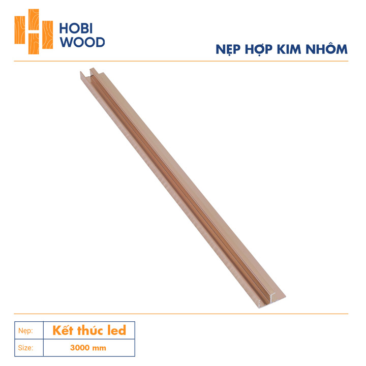 Champagne-colored LED decorative aluminum trim