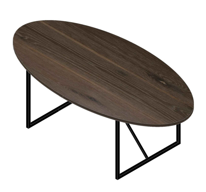Oval dining table