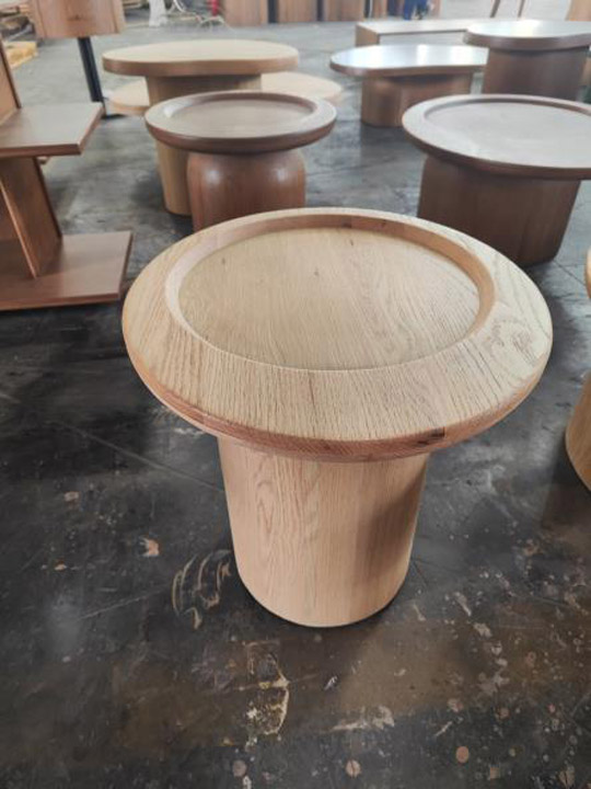 Wood tea table