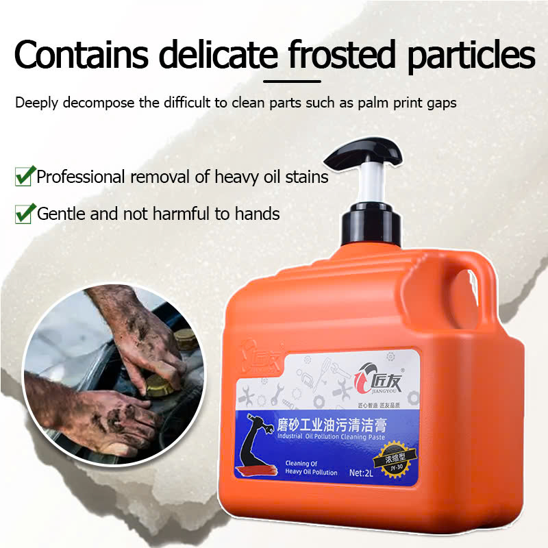 Industrial oil pollution cleaning paste