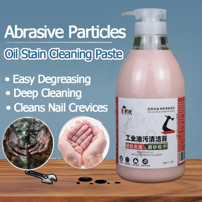 Industrial oil pollution cleaning paste