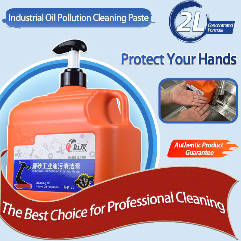 Industrial oil pollution cleaning paste