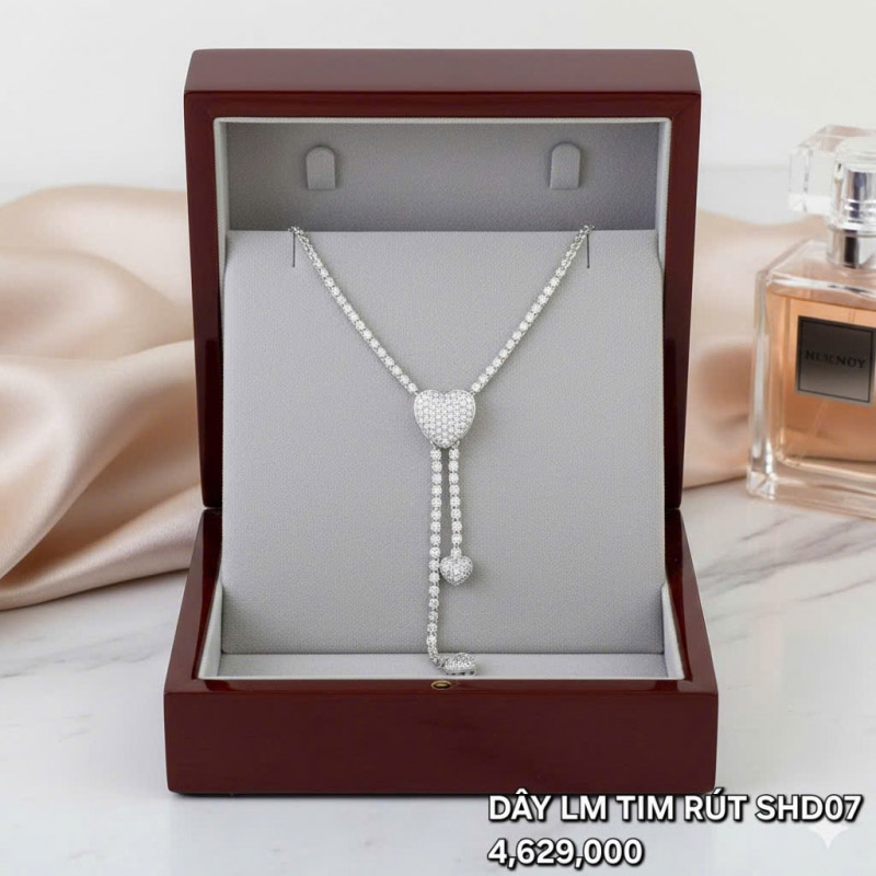 Adjustable heart necklace SHD07