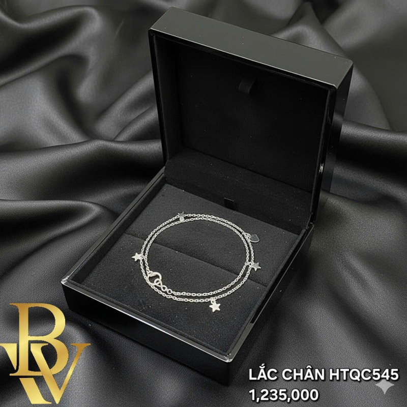 Silver anklet HTQC545