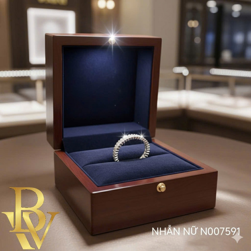 Womens silver ring N007591