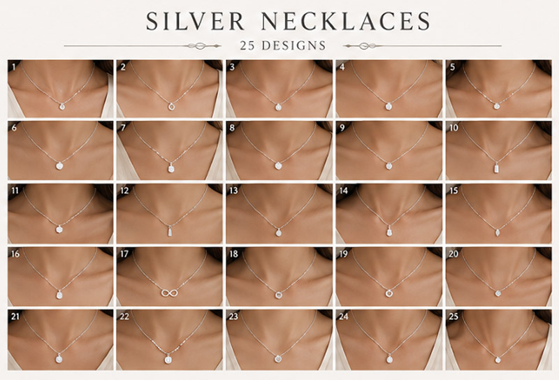 Silver necklace