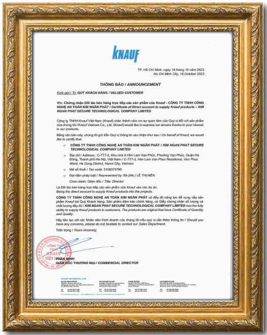 Distributor certification