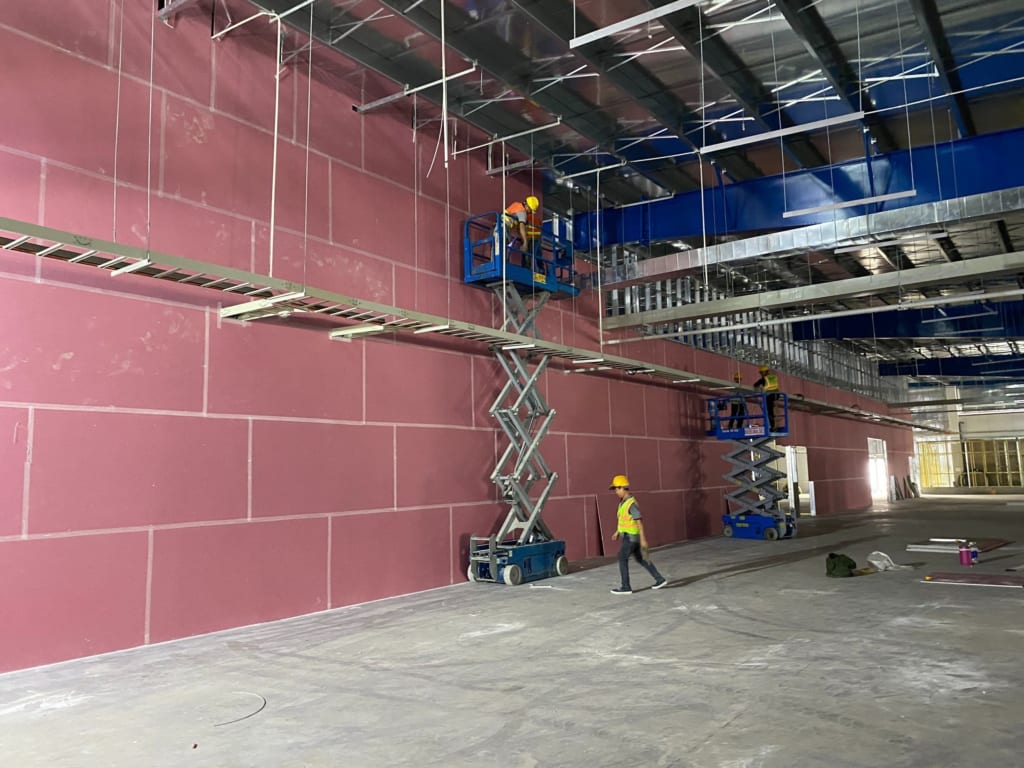 Fre-rated ceiling