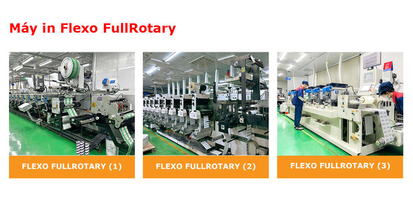 Full rotary flexo printing machine