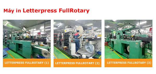 Full rotary letterpress printing machine