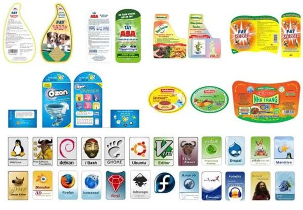 Heat-resistant labels