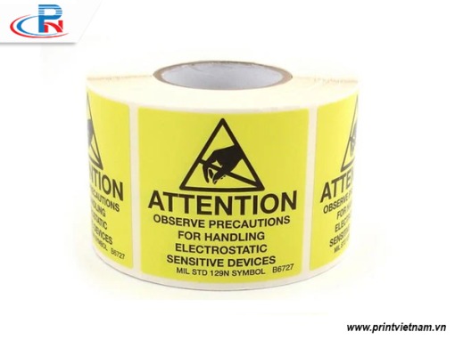ESD anti-static labels