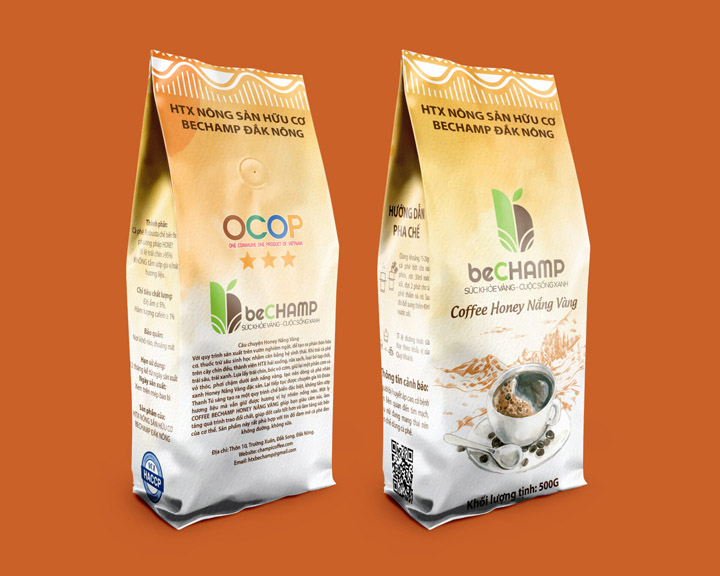beCHAMP Golden Sunshine Honey Coffee
