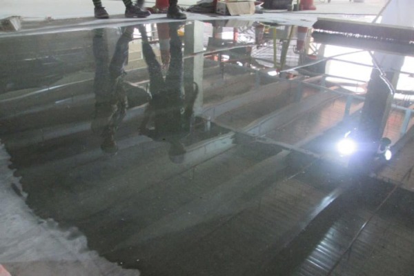 Concrete hardener and densifier application