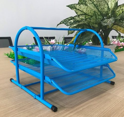 U-shaped 2-tier document tray