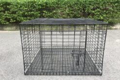 Modular powder coated rabbit cage