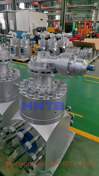HNTB gear for industrial valve