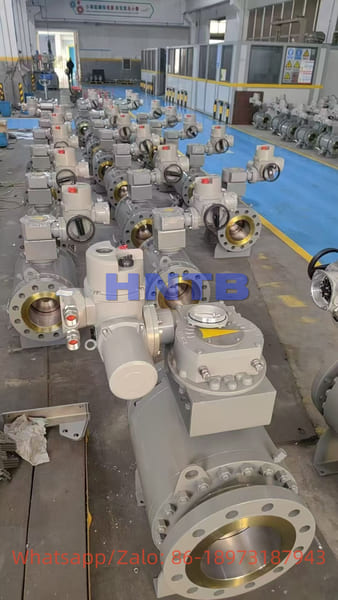 HNTB gear for industrial valve