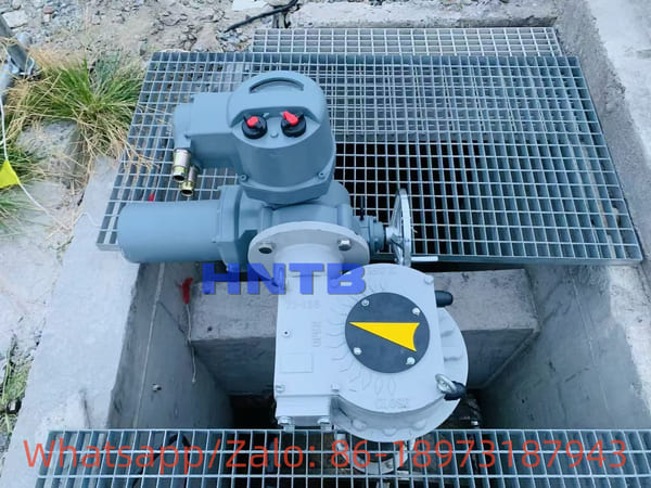 HNTB gear for industrial valve