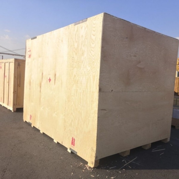 Wooden packaging crates
